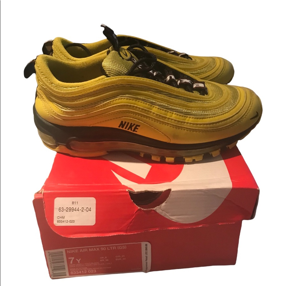 Nike Air Max 90 LTR, 7Y, gently used, some scuffs see pics, $50